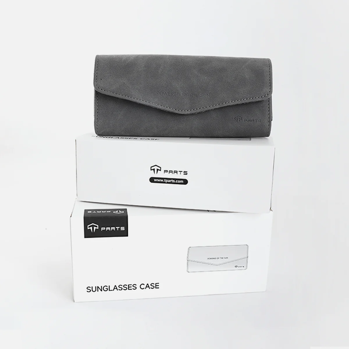 Suede Magnetic Closure Visor Sunglasses Case for Model 3/Y - Image 4