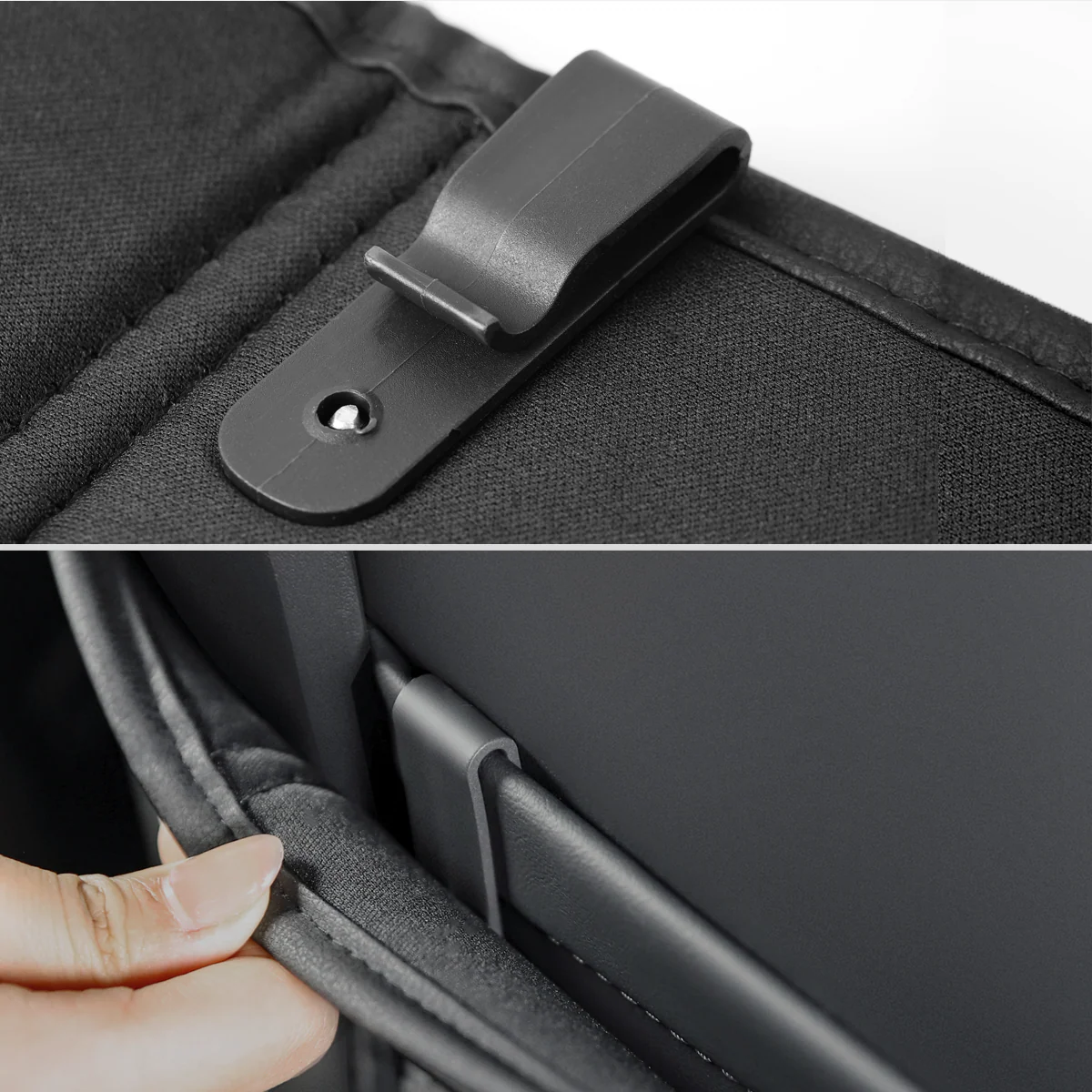 Leather Anti Kick Seat Back Protector for Model X - Image 5