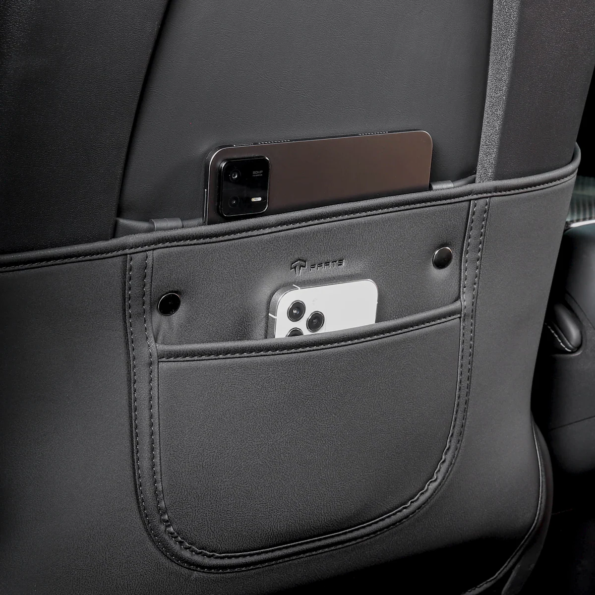 Leather Anti Kick Seat Back Protector for Model X - Image 6