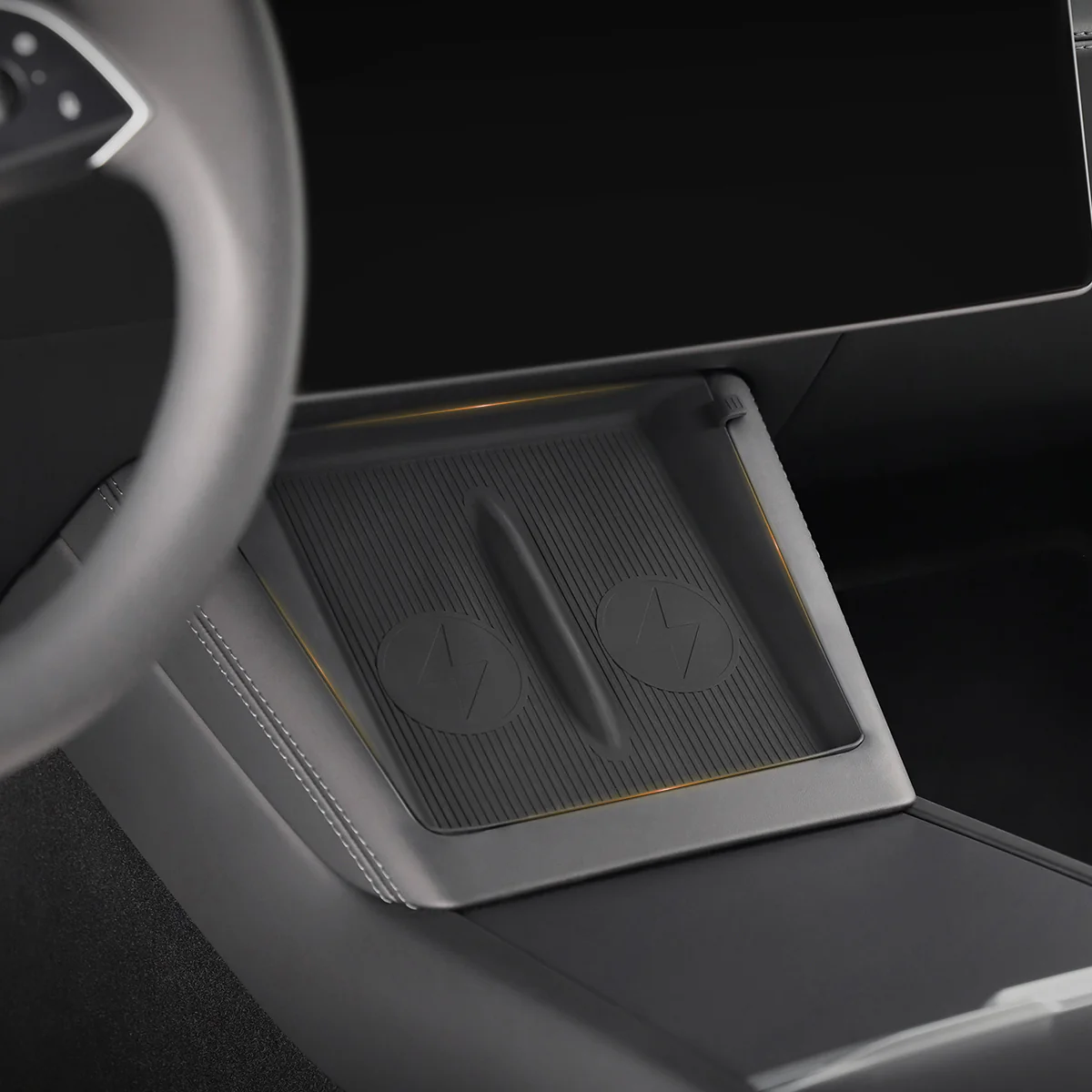Center Console Wireless Charger Pad for Model 3 - Image 2