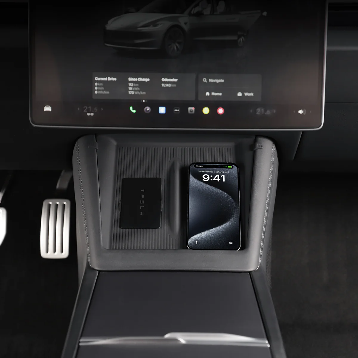 Center Console Wireless Charger Pad for Model 3 - Image 8