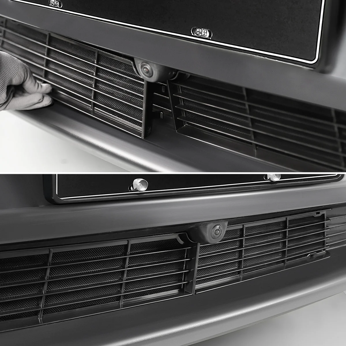 Front Grille Mesh Radiator Cover for Model Y (Dual Section) - Image 5