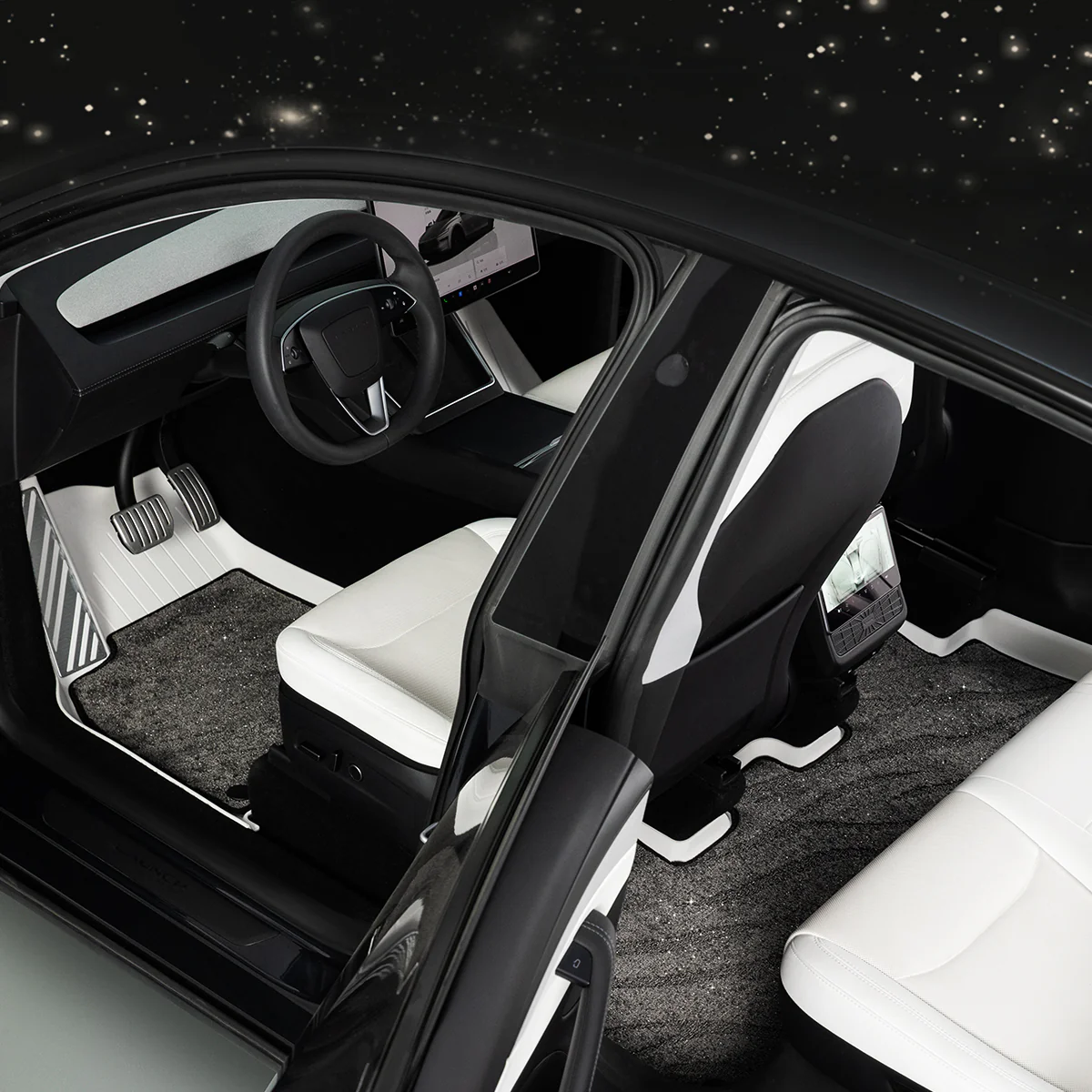 Galaxy Series Dual-Layer All-Weather Floor Liners for Model Y - Image 3