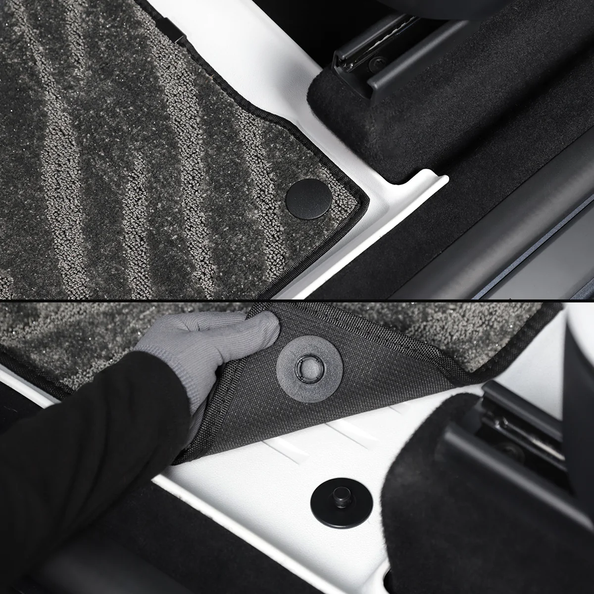 Galaxy Series Dual-Layer All-Weather Floor Liners for Model Y - Image 6