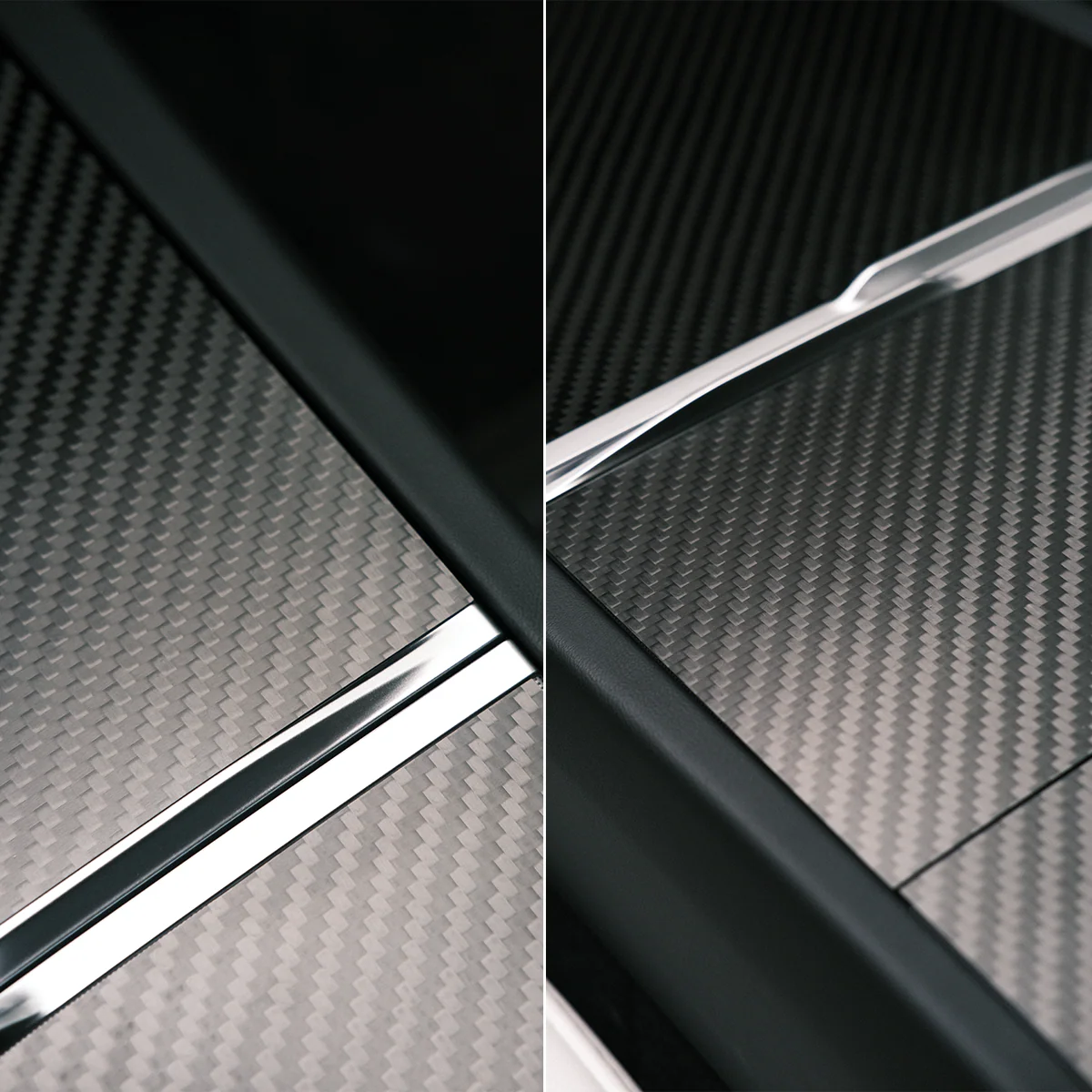 Real Carbon Fiber Console Cover for Model 3 - Image 9
