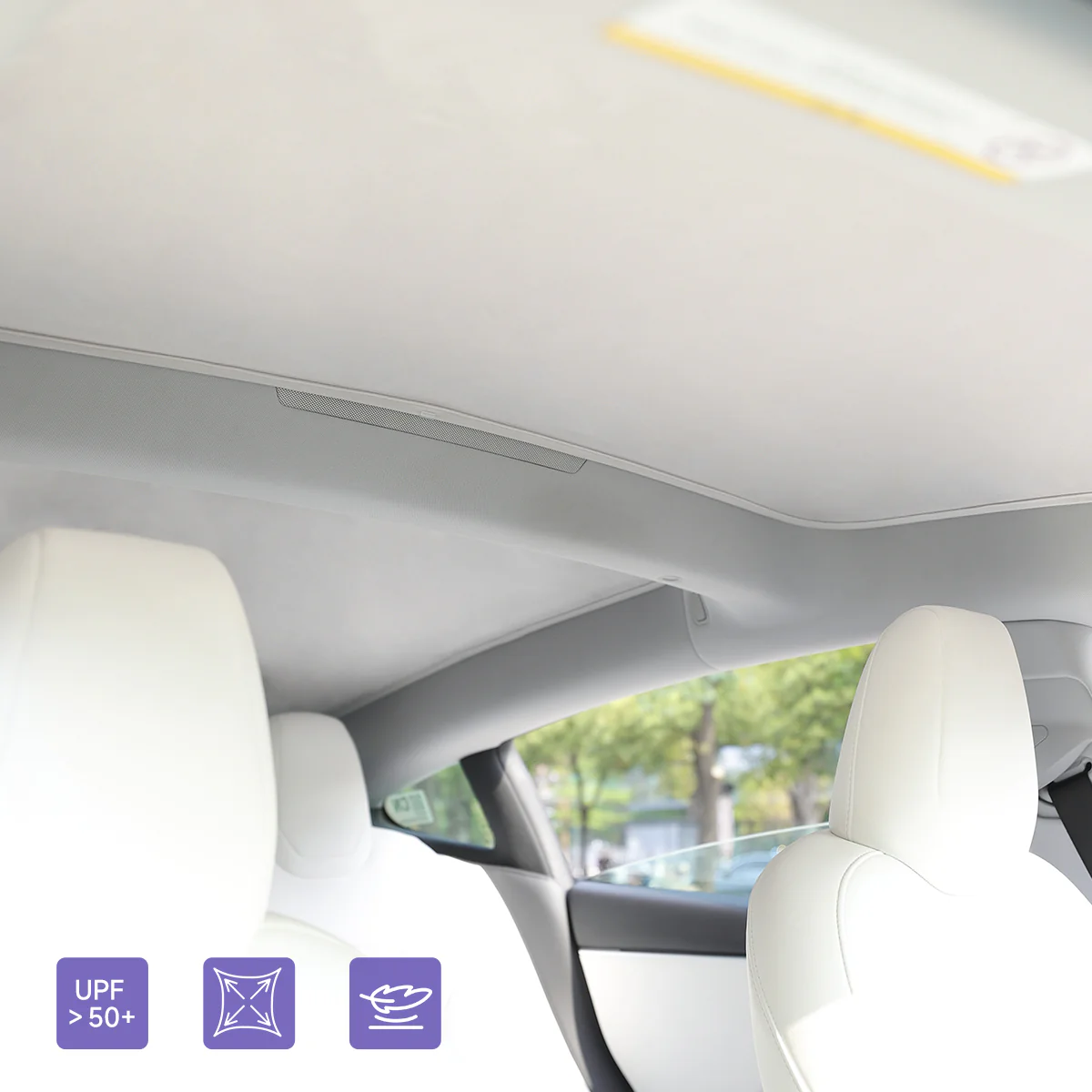 Ice Velvet Static Glassroof Sunshade for Model 3/Y - Image 9
