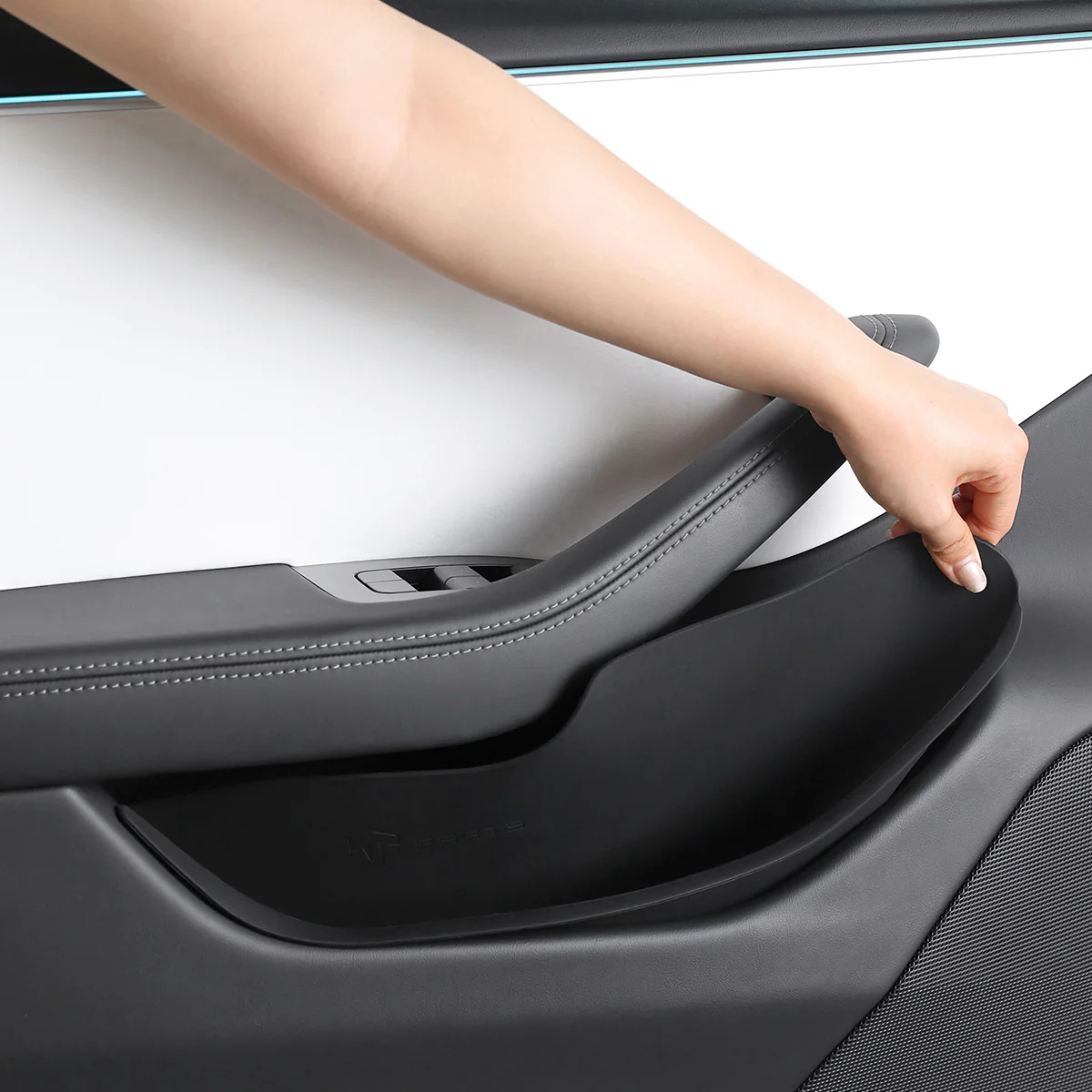 Silicone Door Side Storage Compartment Set for Model 3 - Image 3