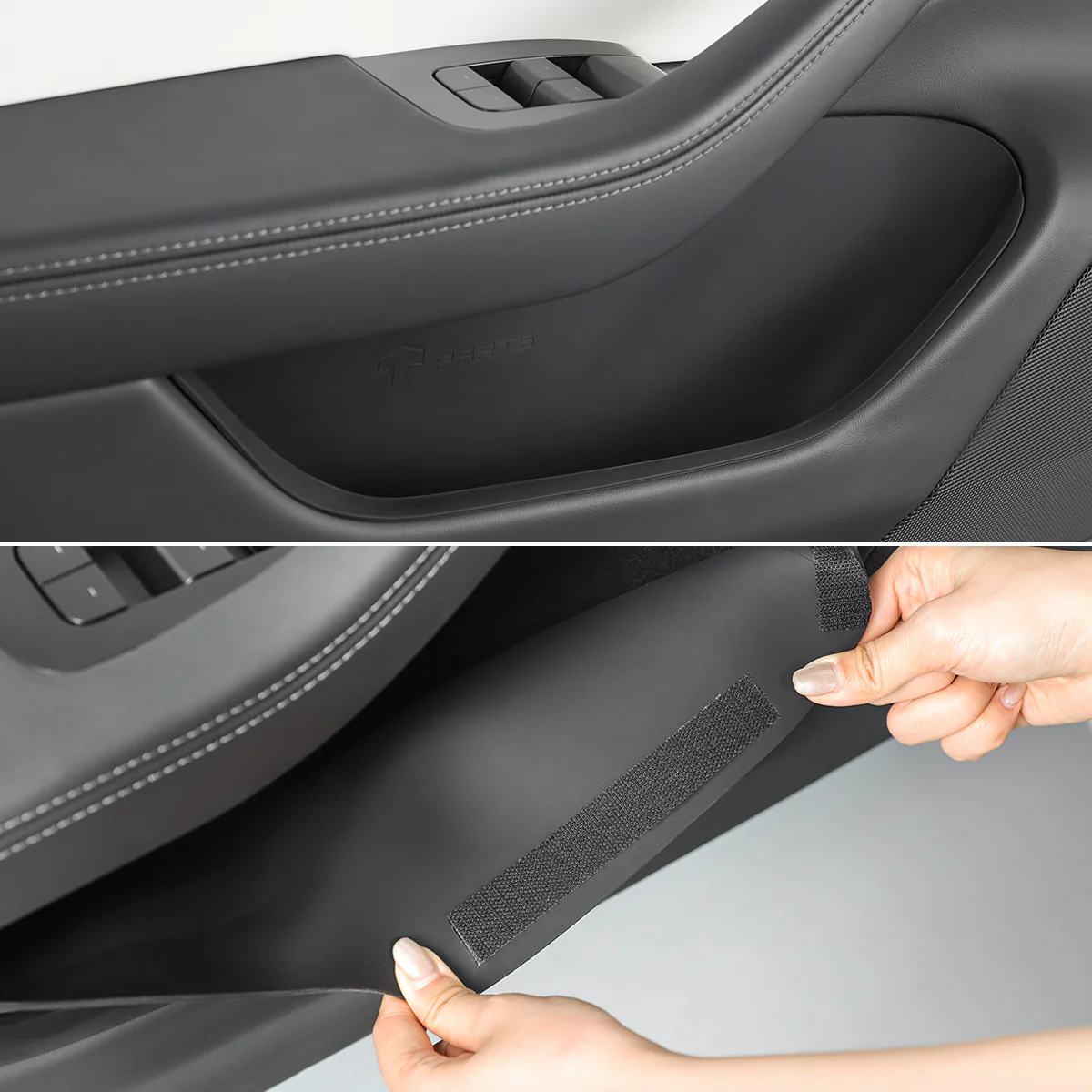 Silicone Door Side Storage Compartment Set for Model 3 - Image 4