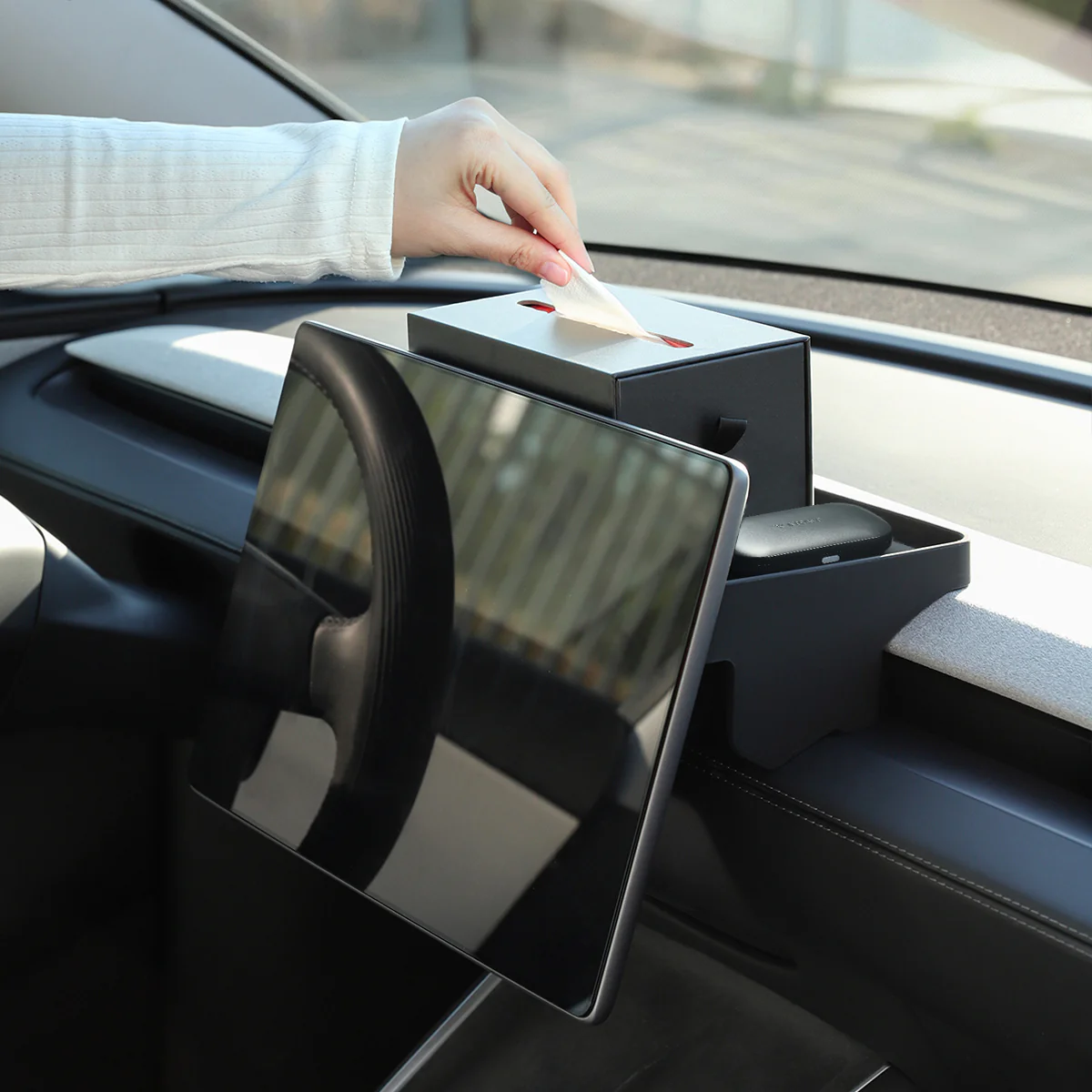 Behind Screen Dashboard Storage Tray for Model 3/Y - Image 12