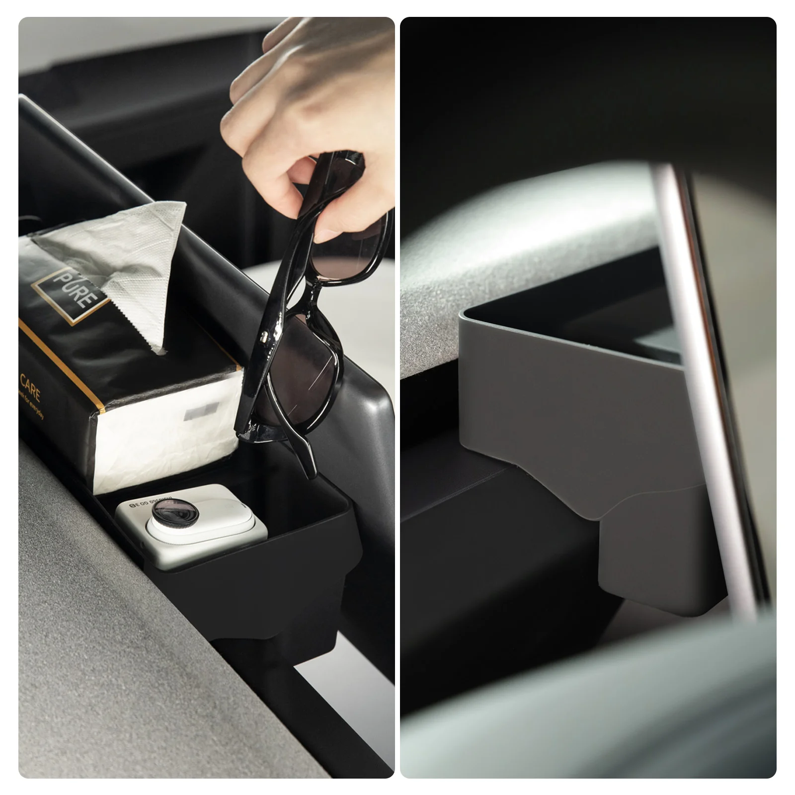 Behind Screen Dashboard Storage Tray for Model 3/Y - Image 4