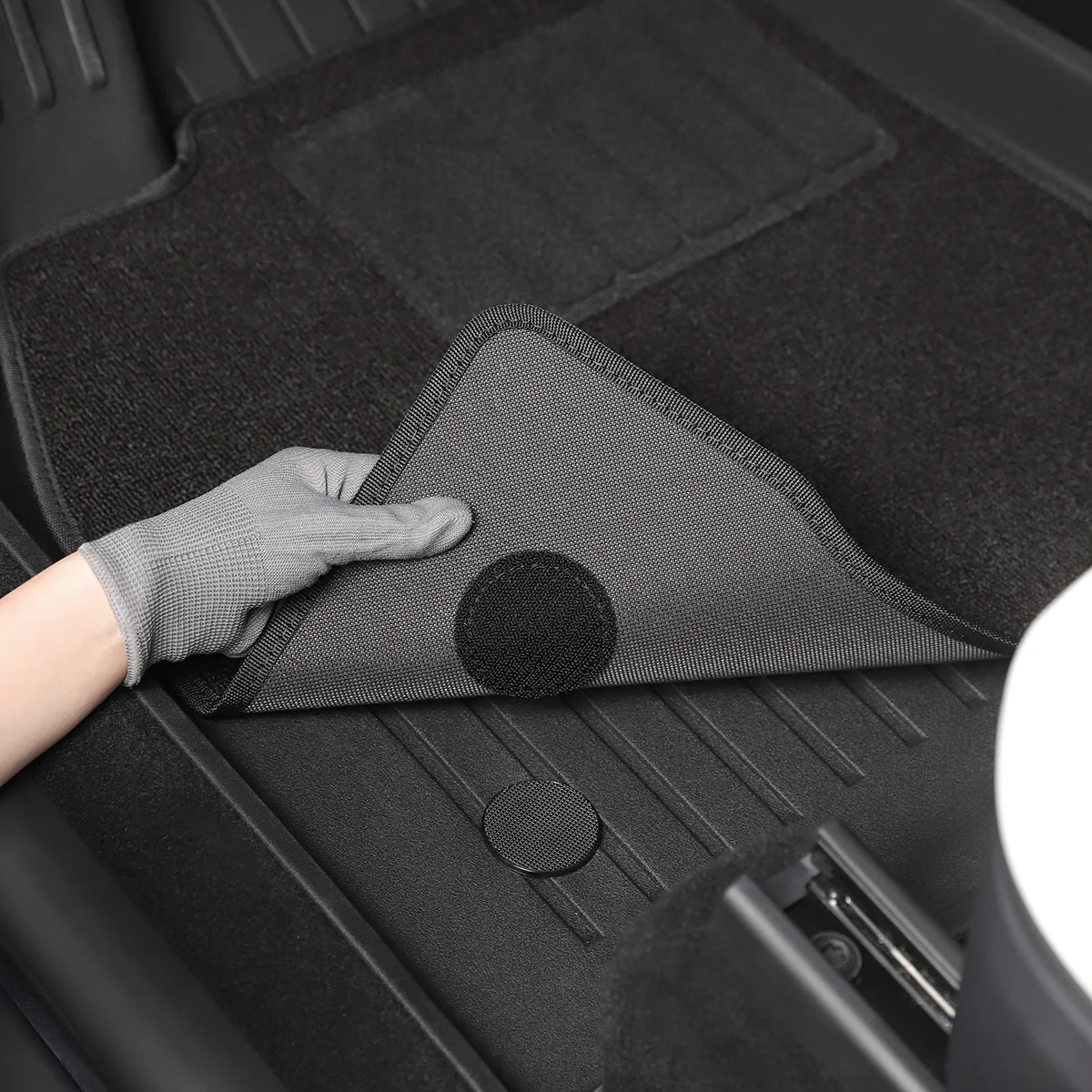 Dual-Layer Eco-Friendly All-Weather Interior Liners for Model Y - Image 4
