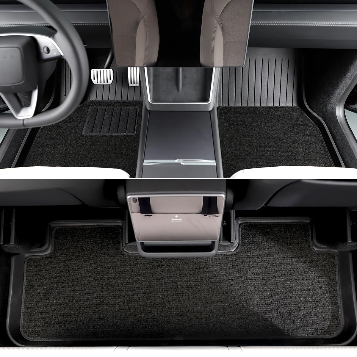 Dual-Layer Eco-Friendly All-Weather Interior Liners for Model Y - Image 5