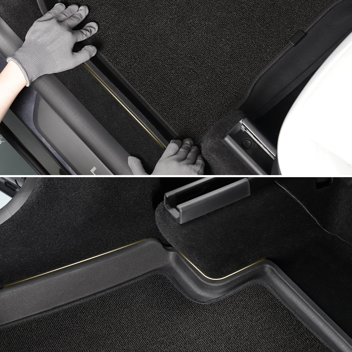 Dual-Layer Eco-Friendly All-Weather Interior Liners for Model Y - Image 6