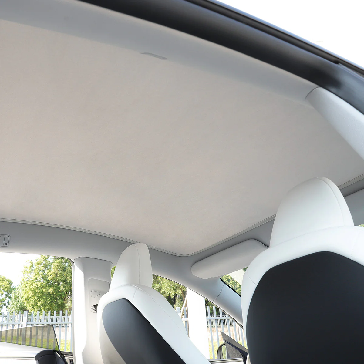 Ice Velvet Static Glassroof Sunshade for Model Y - Image 4