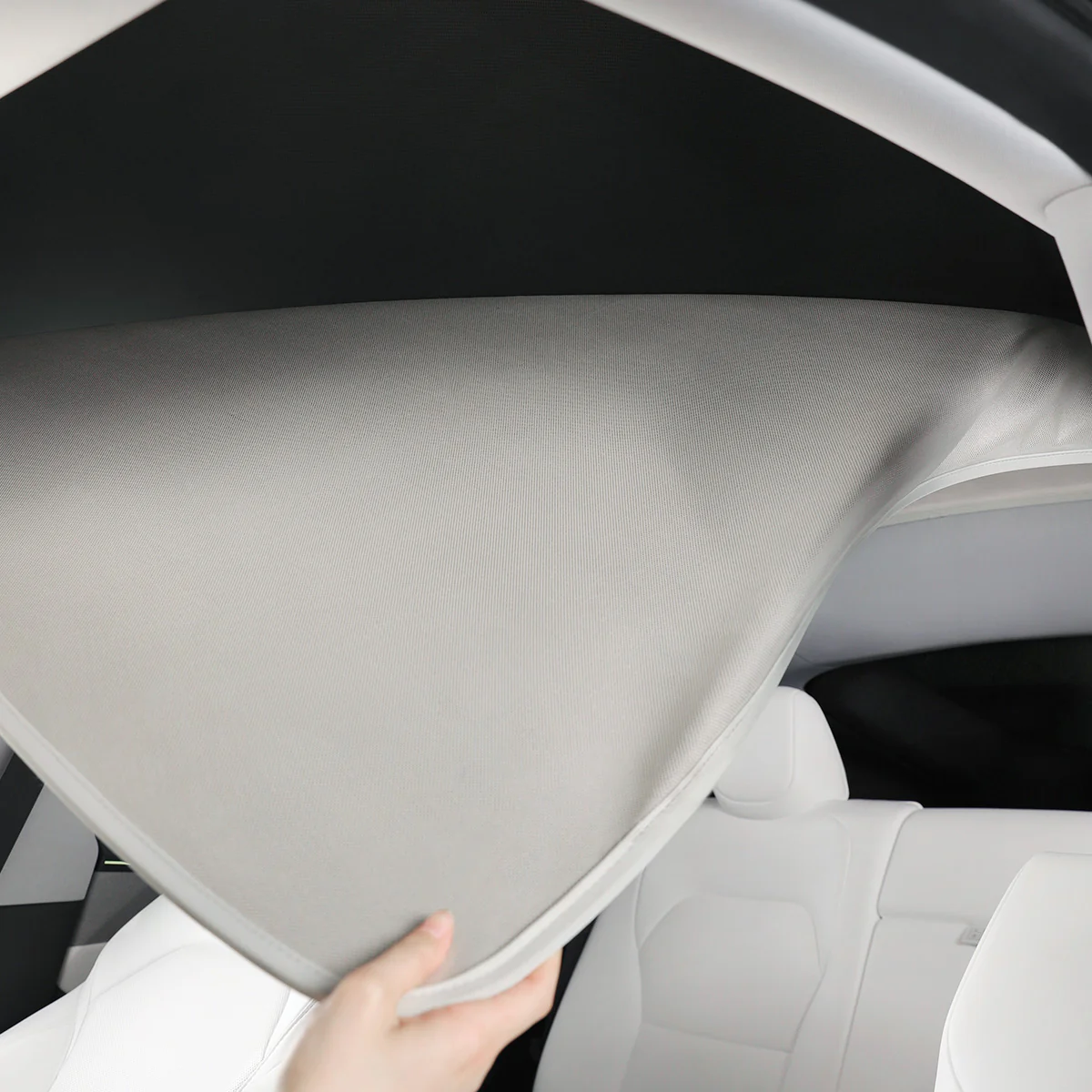 Ice Velvet Static Glassroof Sunshade for Model Y - Image 6