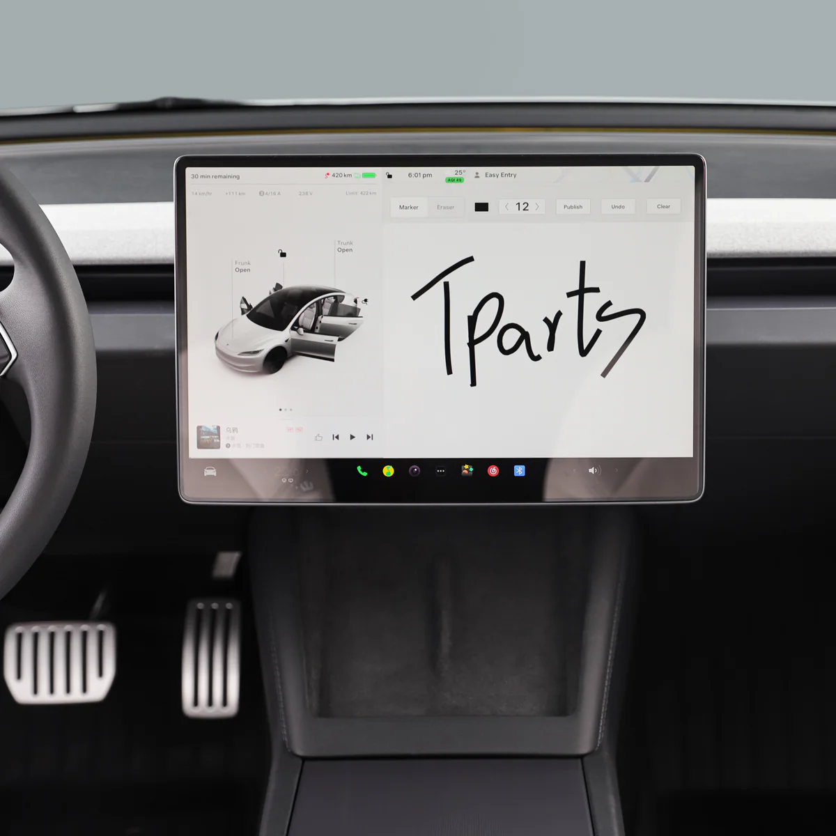 Tempered Glass Screen Protector for Model 3/Y - Image 5