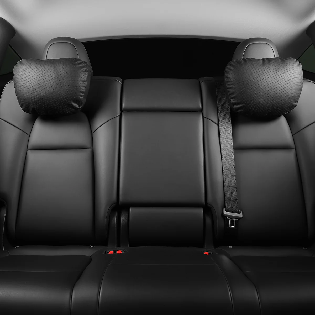 Leather Headrest Pillow for Model 3/Y/S/X(Filled With Dupont™ Sorona® Sustainable Bio Padding) - Image 10