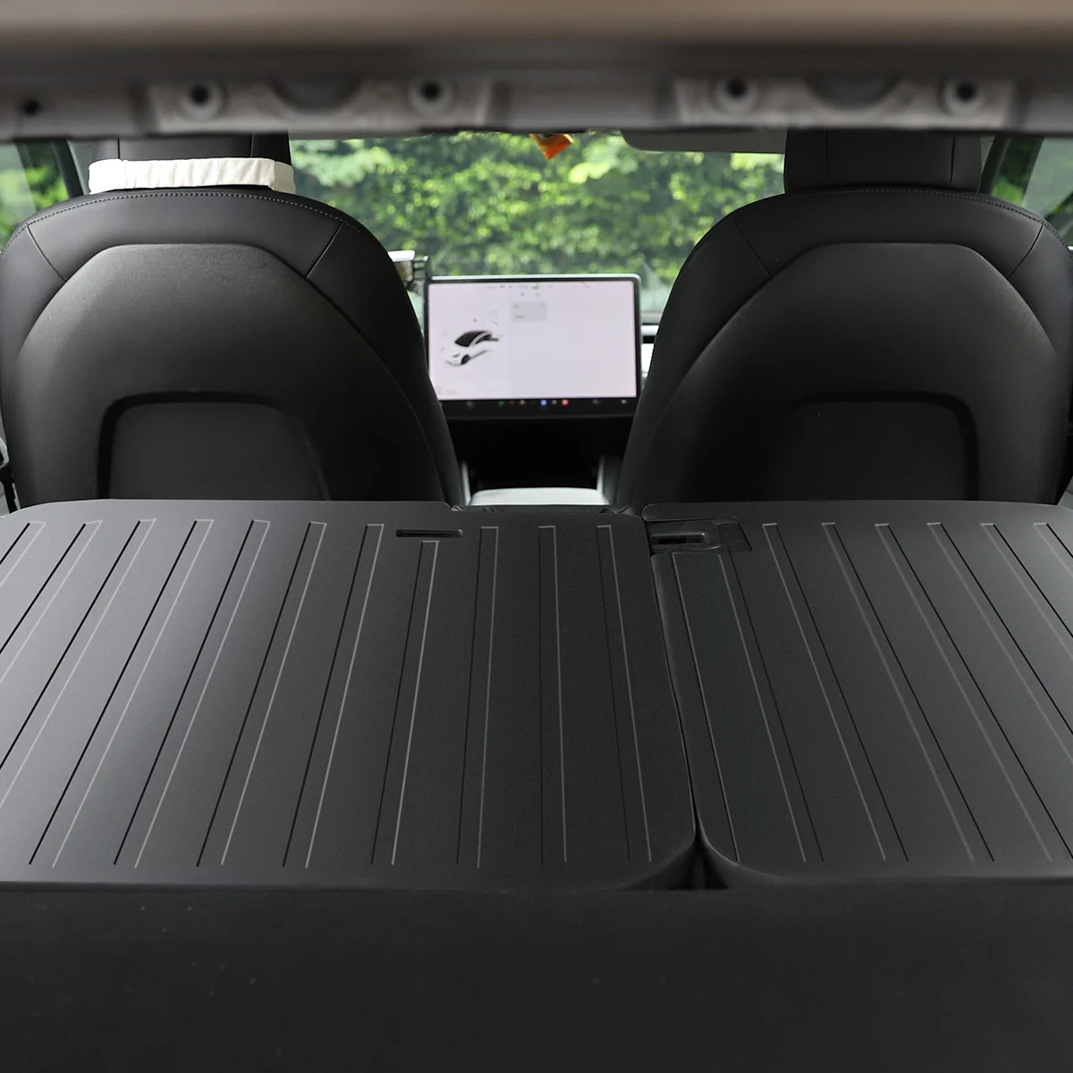 All-Weather Cargo Liners Set with Seats Back Protector Mats for Model 3 - Image 10