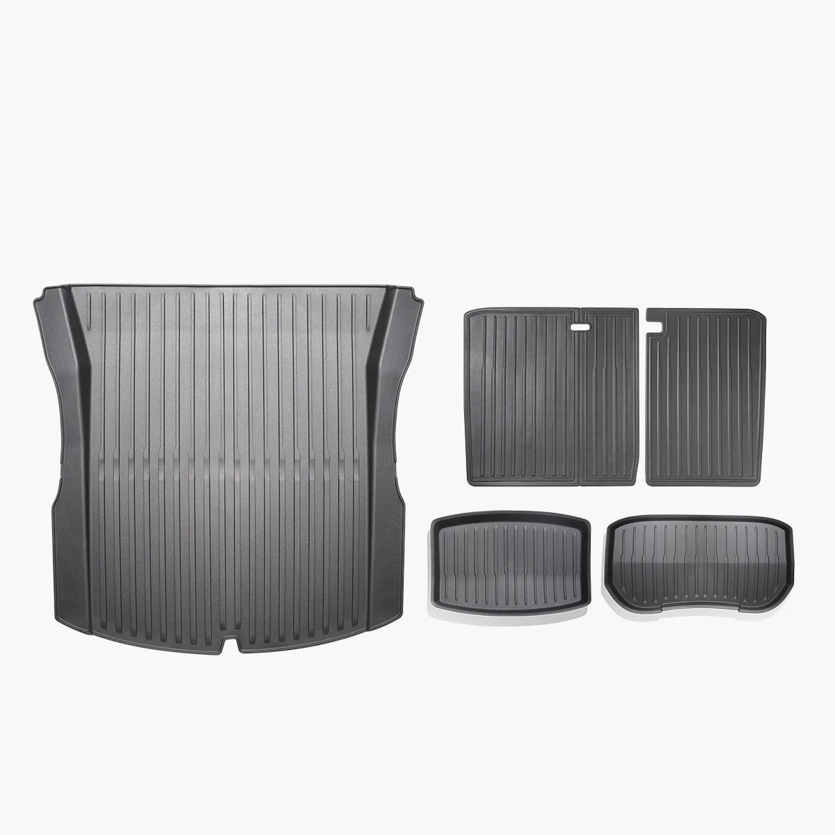 All-Weather Cargo Liners Set with Seats Back Protector Mats for Model 3