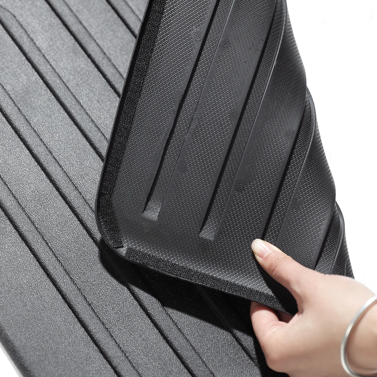All-Weather Cargo Liners Set with Seats Back Protector Mats for Model 3 - Image 4