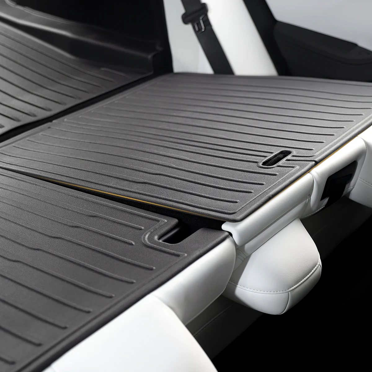 All-Weather Cargo Liners Set with Seats Back Protector Mats for Model 3 - Image 6