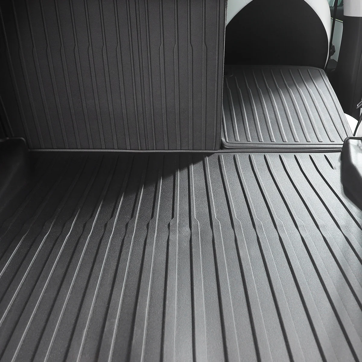 All-Weather Cargo Liners Set with Seats Back Protector Mats for Model 3 - Image 8