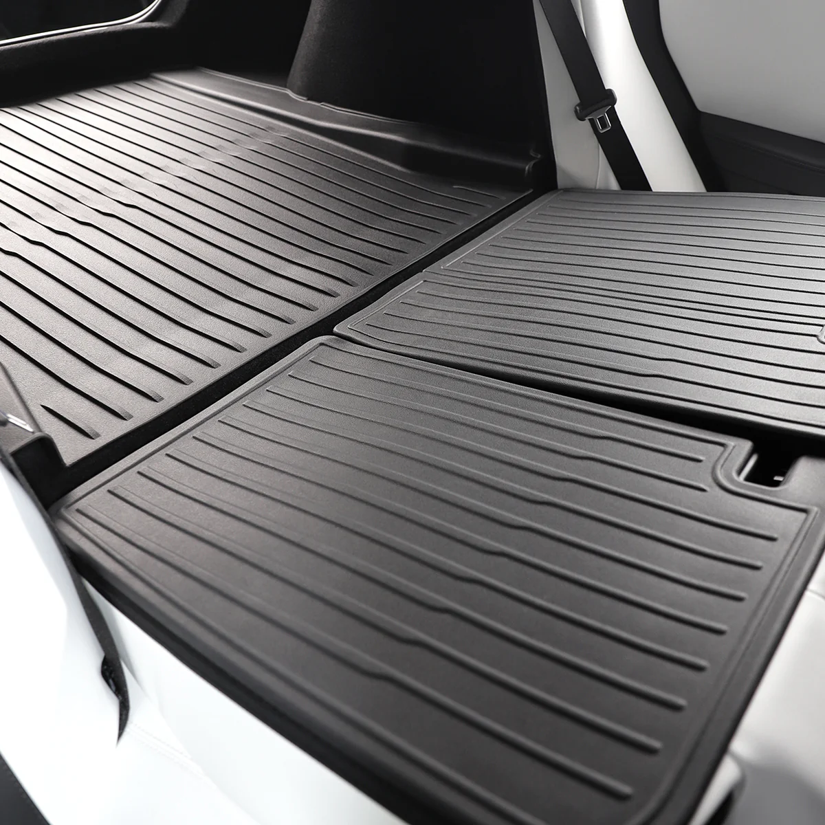 All-Weather Cargo Liners Set with Seats Back Protector Mats for Model 3 - Image 9