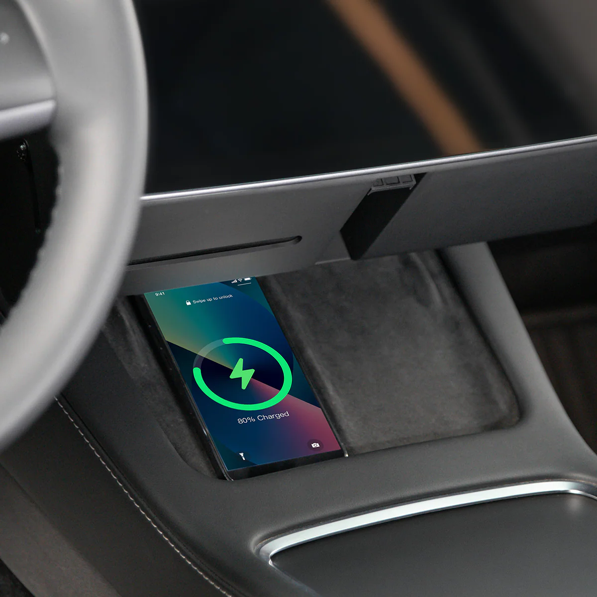 Hidden Magnetic Under Screen Storage Box for Model 3/Y - Image 13