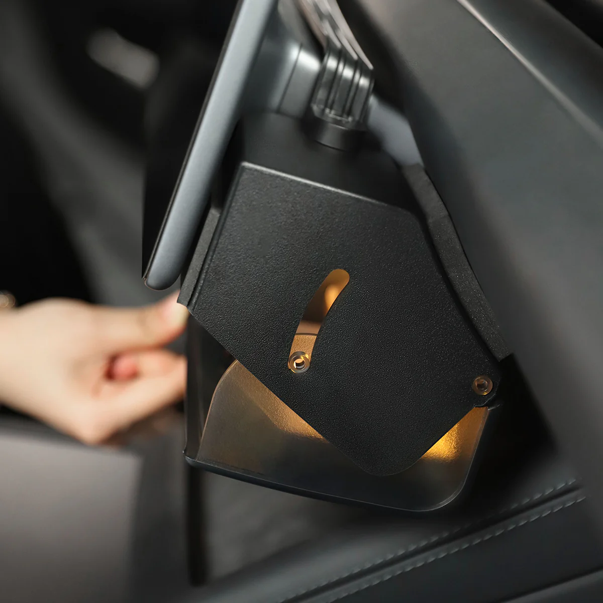 Hidden Magnetic Under Screen Storage Box for Model 3/Y - Image 6