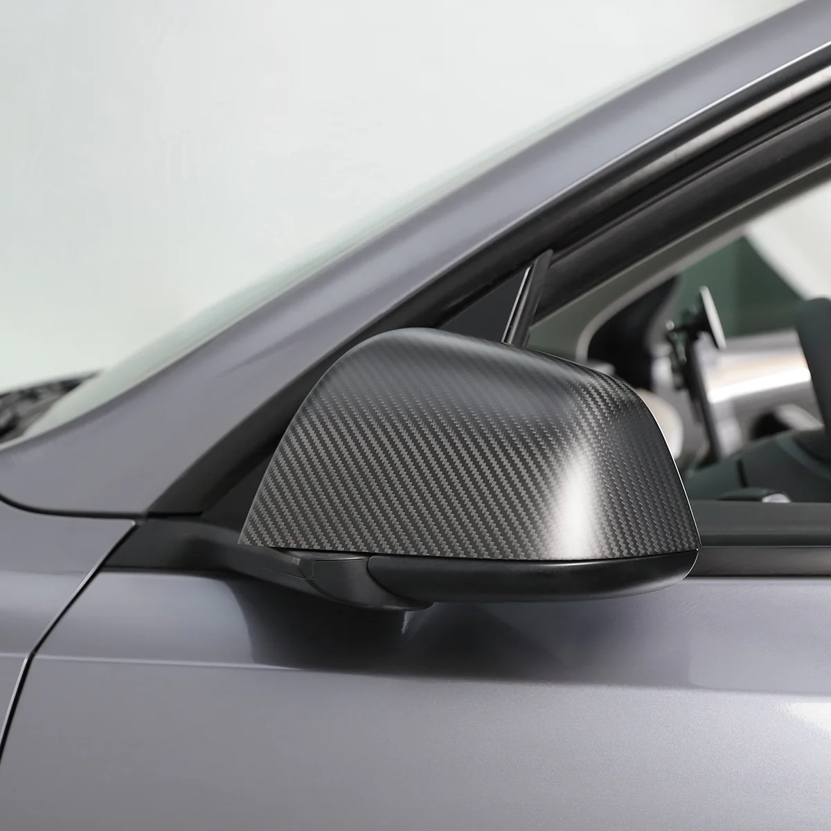 Real Carbon Fiber Side View Mirror Covers for Model 3/Y - Image 6