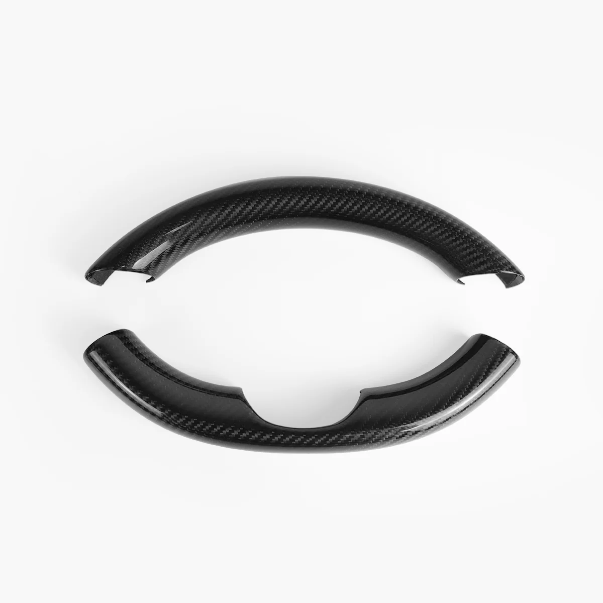 Real Carbon Fiber Steering Wheel Cover for Model 3/Y - Image 11