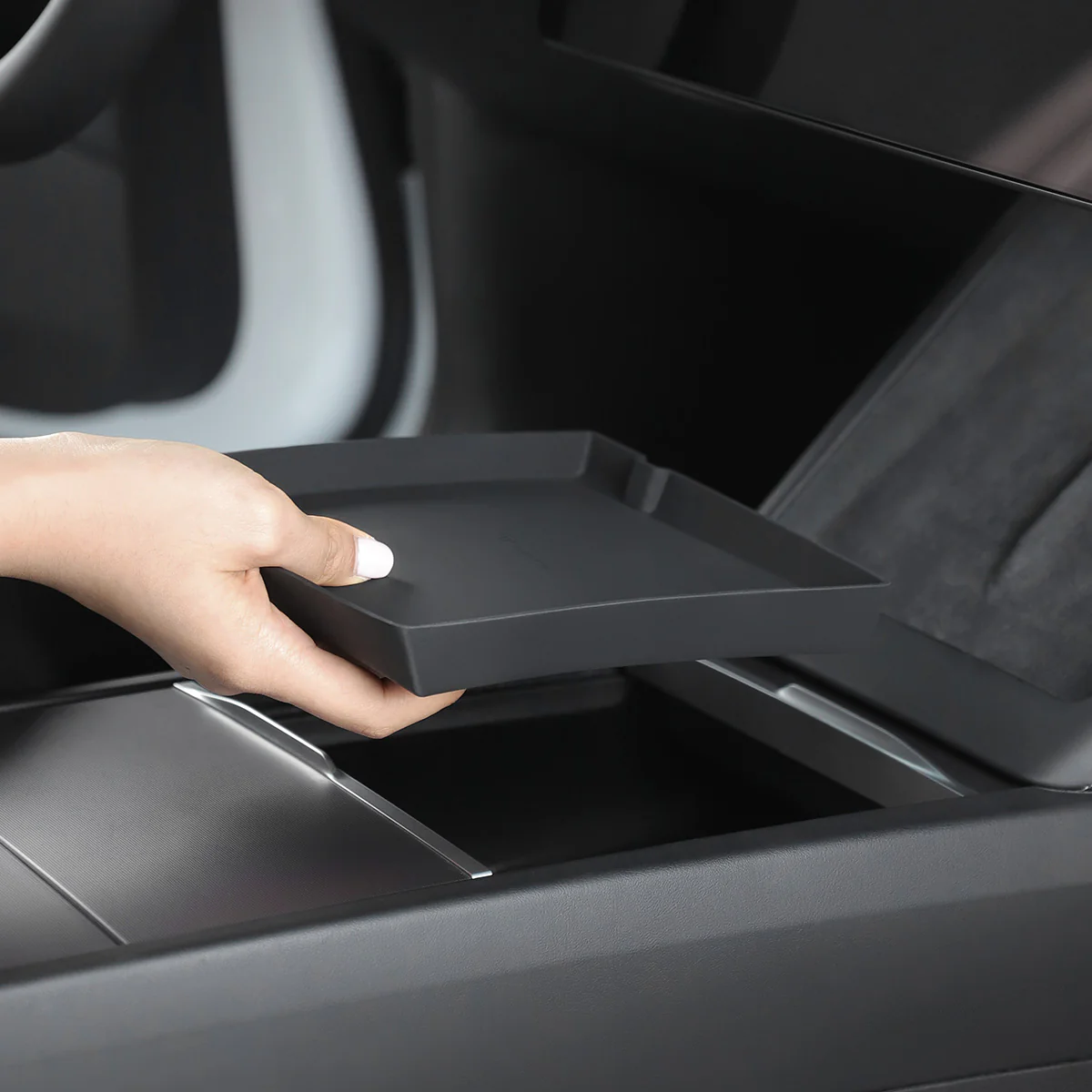 Armrest/Console Silicone Bottom Pad for Model 3/Y - Image 5