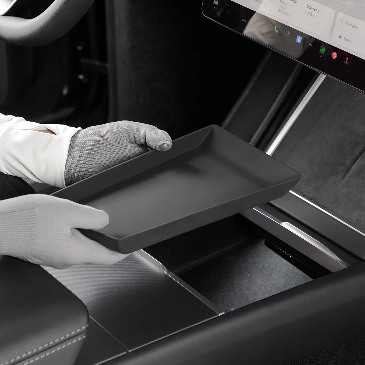 Armrest/Console Silicone Bottom Pad for Model 3/Y - Image 8