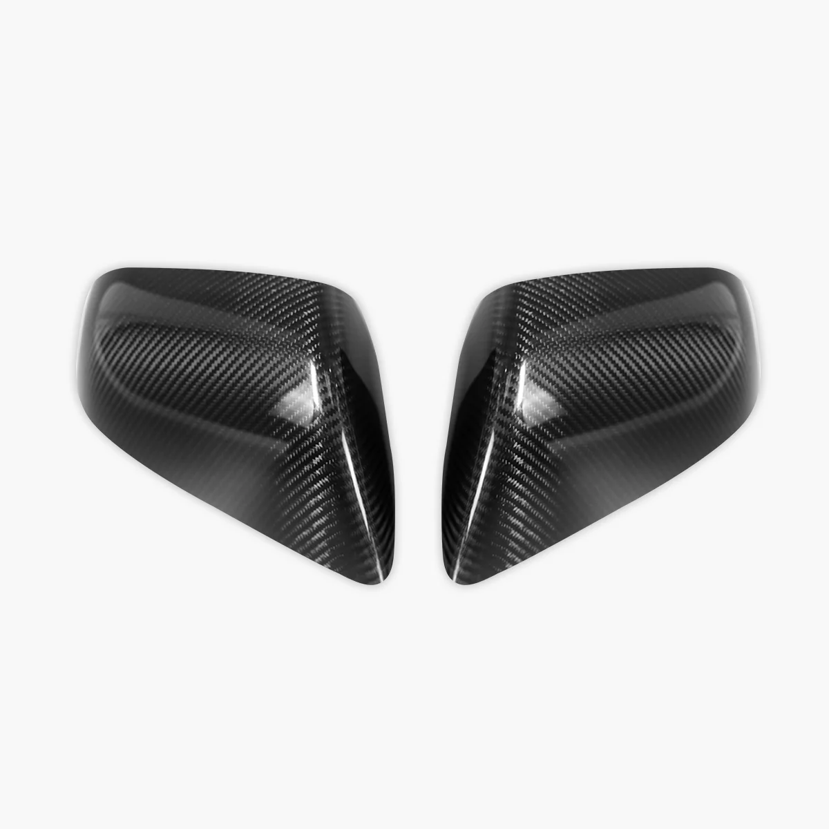 Real Carbon Fiber Side View Mirror Covers for Model S/X - Image 3