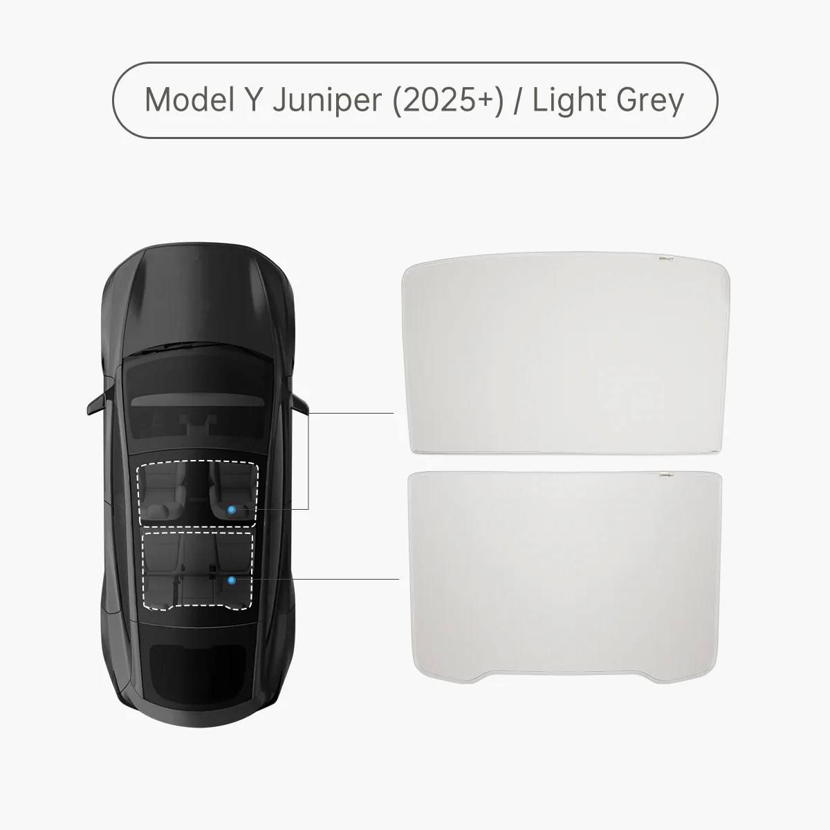 Glass Roof Sunshade for Model Y - Image 11