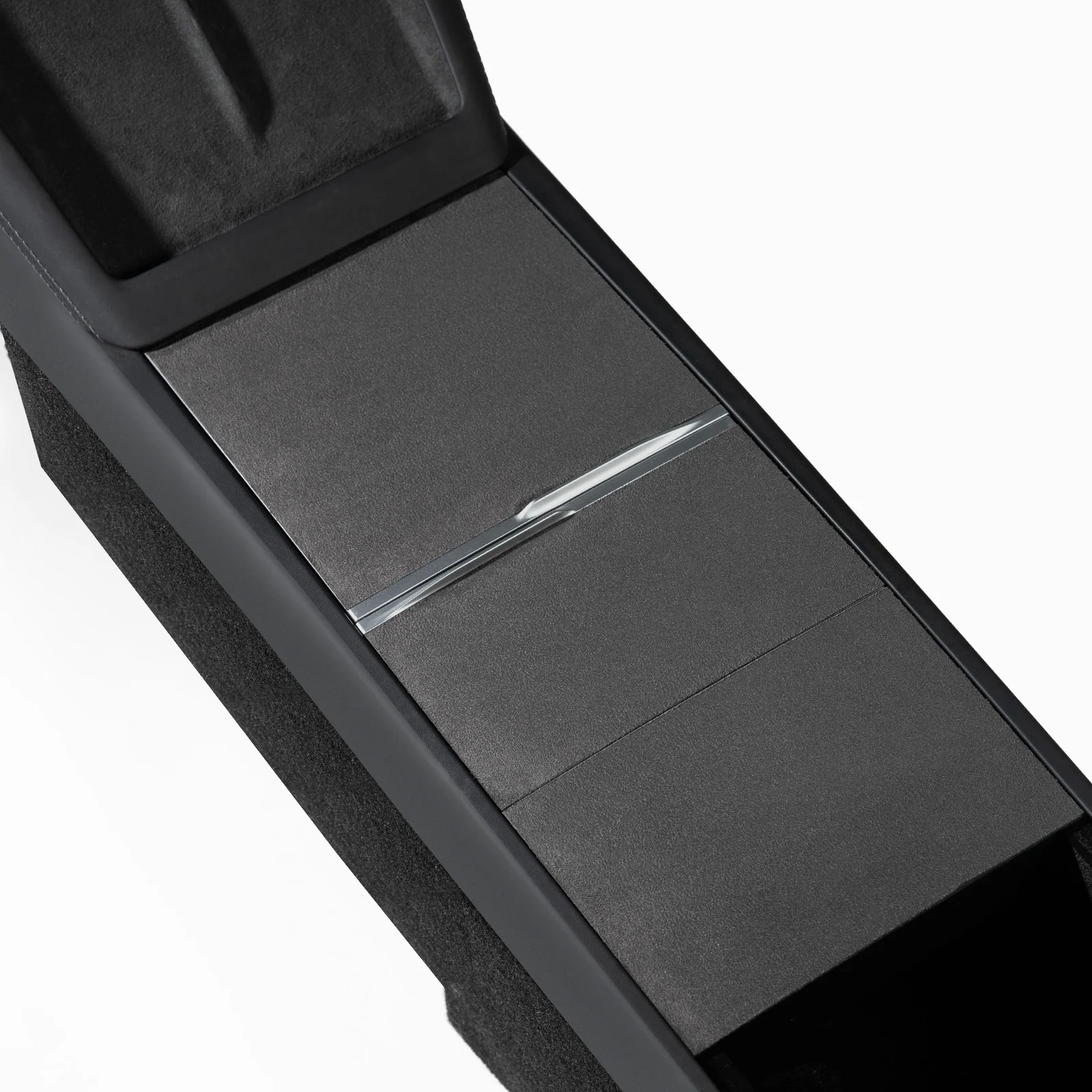 Suede Center Console Cover for Model 3/Y - Image 4