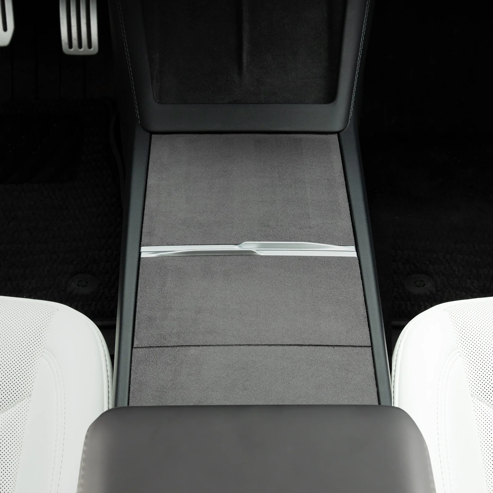 Suede Center Console Cover for Model 3/Y - Image 5