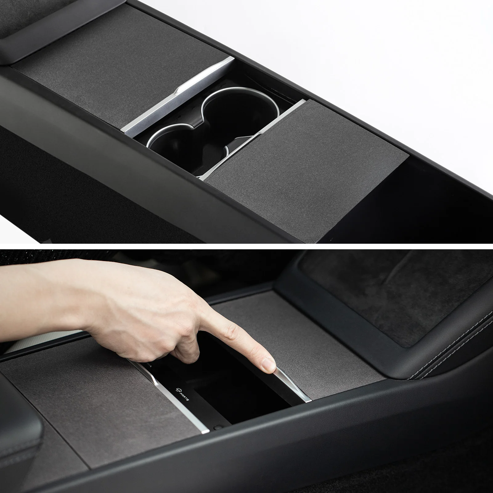 Suede Center Console Cover for Model 3/Y - Image 7