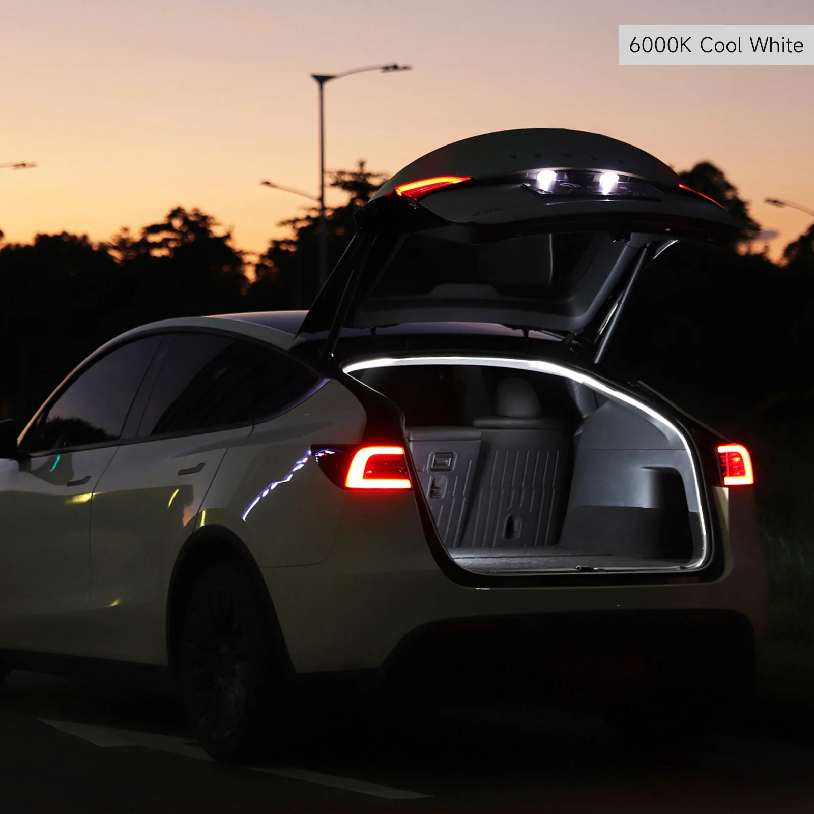 Dual-Mode Trunk LED Strip – Warm & Cool White for Model Y (3000K & 6000K) - Image 8