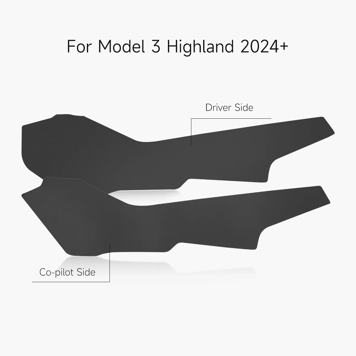 Center Console Side Panel Anti-Kick Pad for Model 3/Y - Image 16
