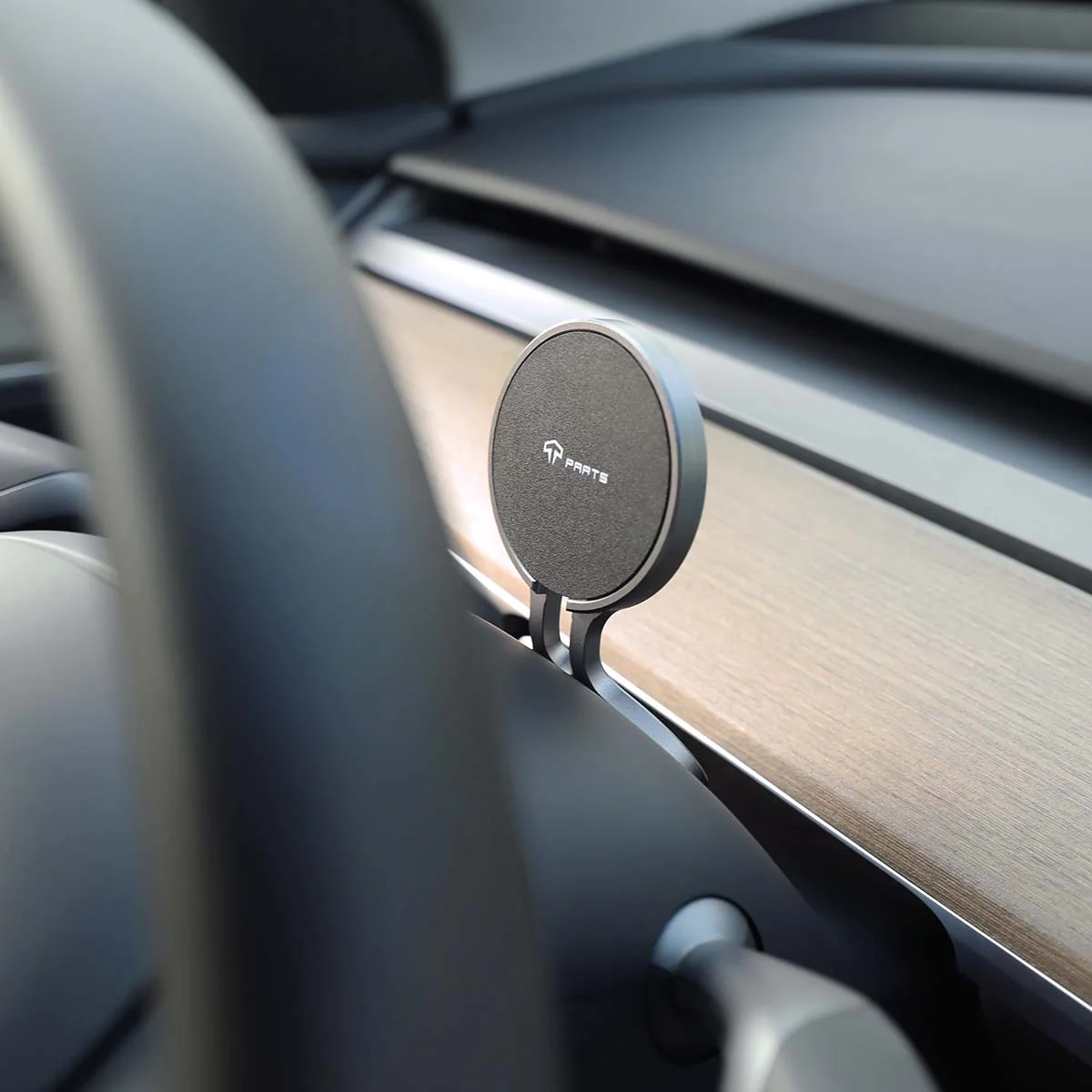 Steering Wheel HUD Magnetic Cellphone Mount for Model 3/Y - Image 4