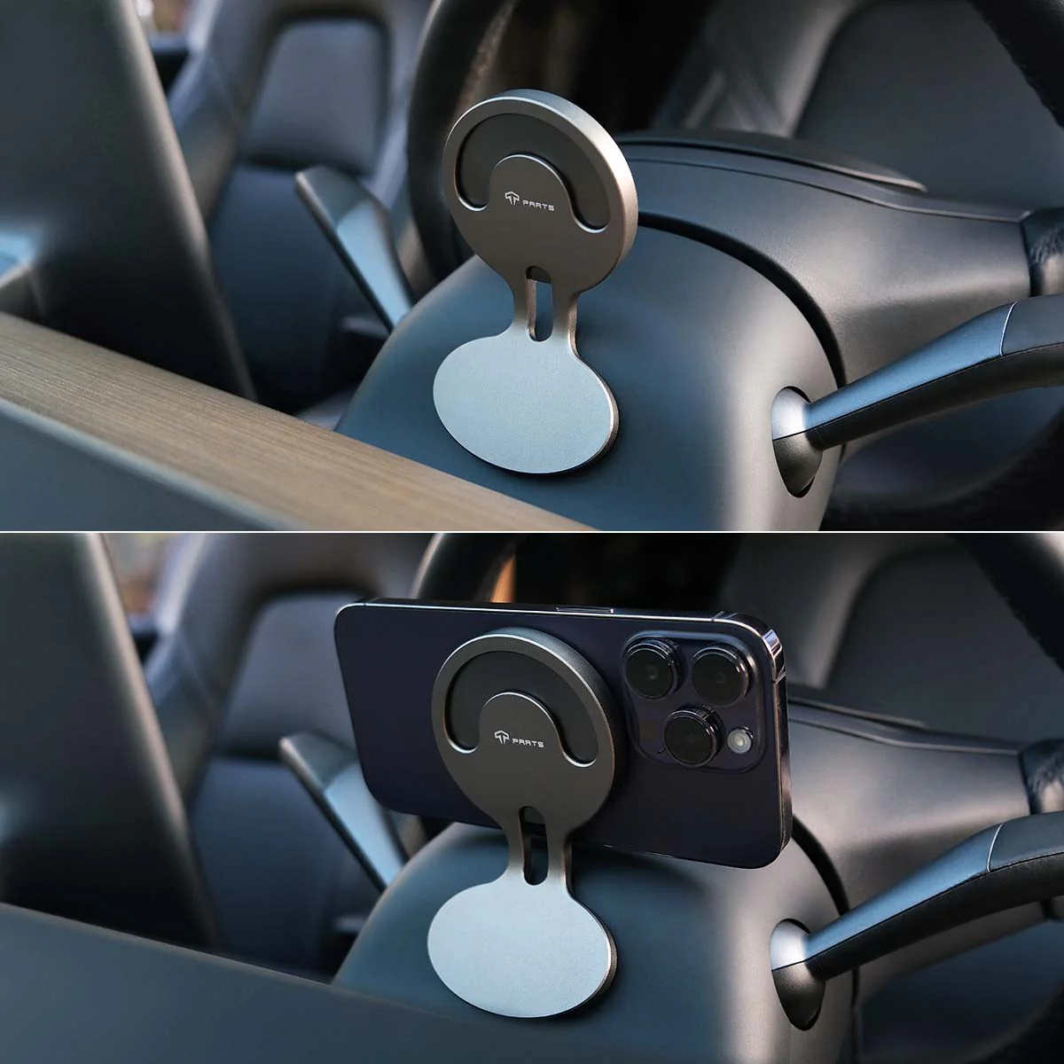 Steering Wheel HUD Magnetic Cellphone Mount for Model 3/Y - Image 5