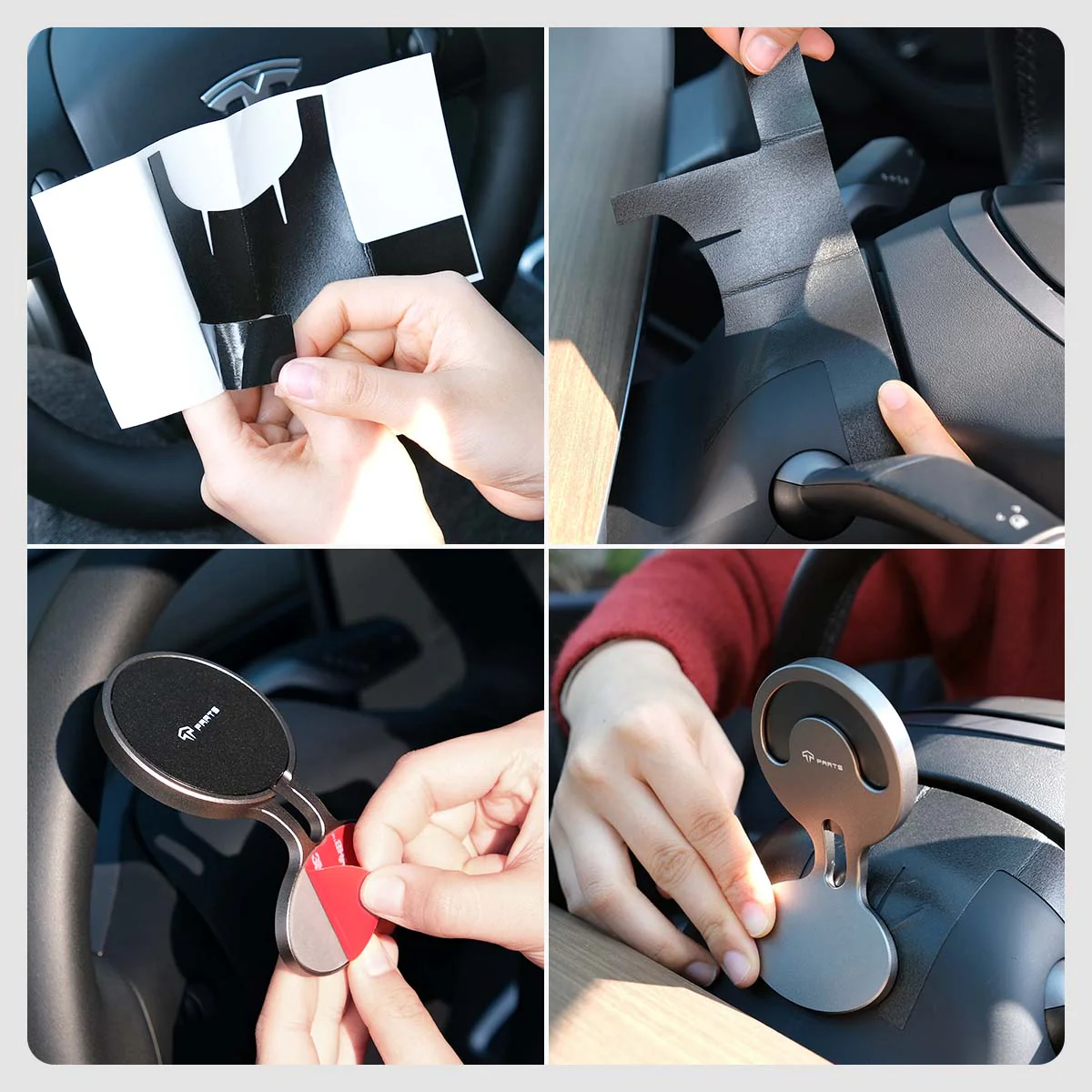 Steering Wheel HUD Magnetic Cellphone Mount for Model 3/Y - Image 6