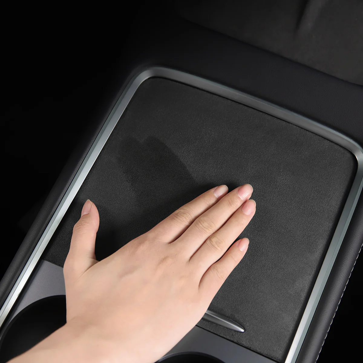 Suede Console Cover for Model 3/Y - Image 3