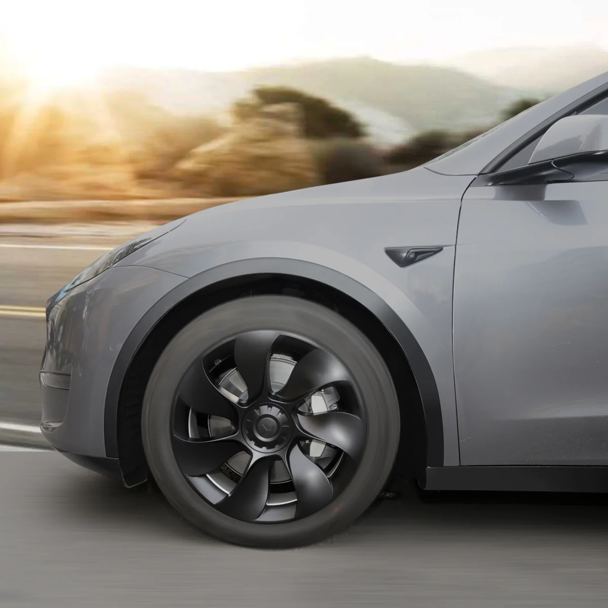 19"/20" ÜBERTURBINE Style Wheel Cover for Model Y - Image 2