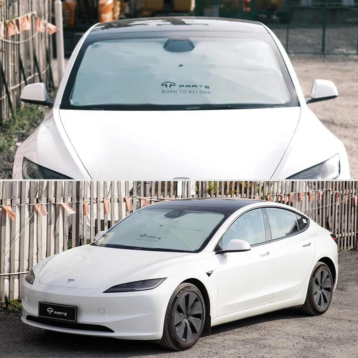 Windshield Sunshade Umbrella for Model 3/Y - Image 12