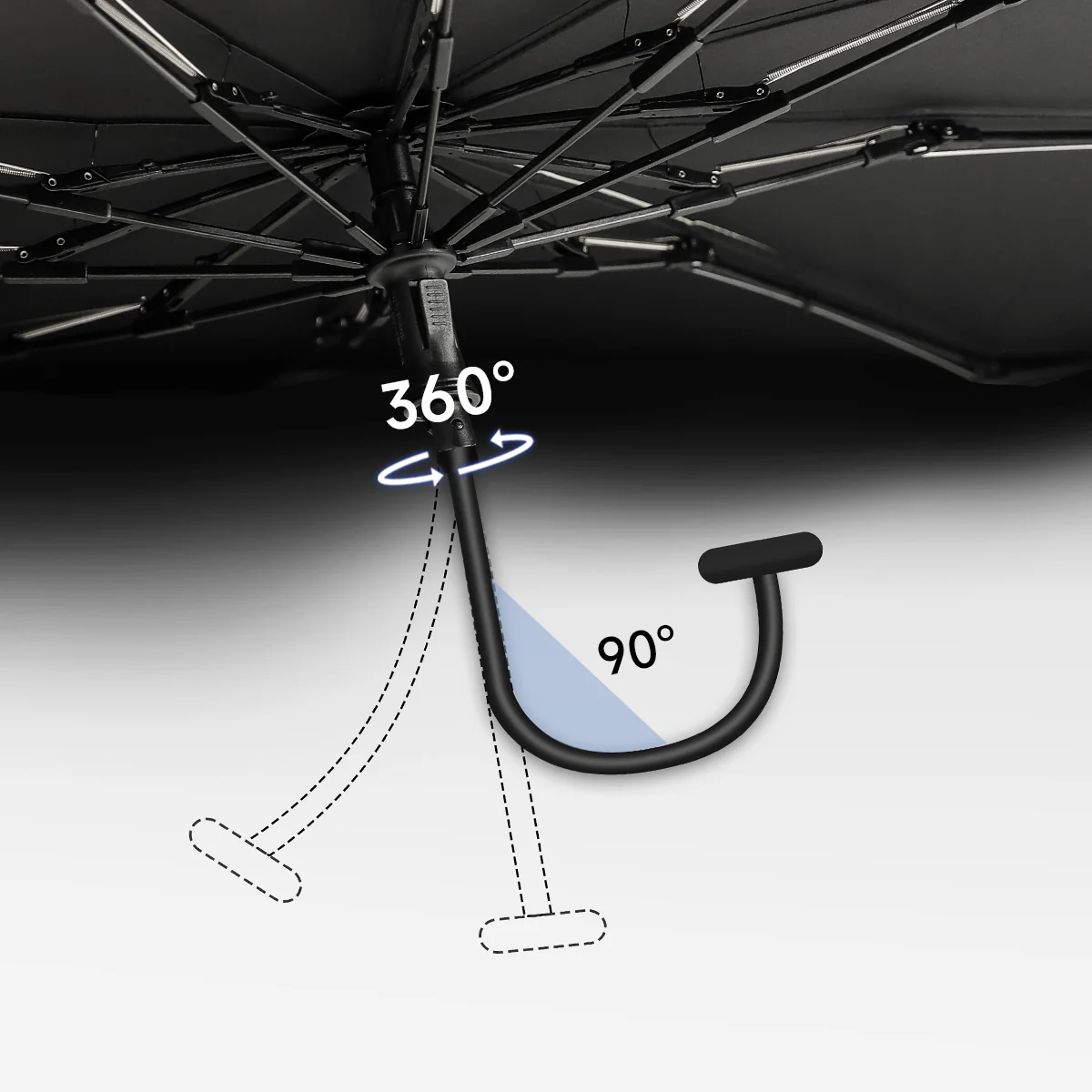 Windshield Sunshade Umbrella for Model 3/Y - Image 4