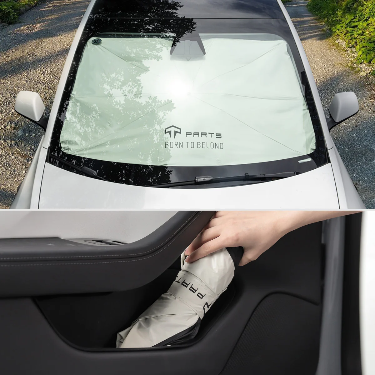 Windshield Sunshade Umbrella for Model 3/Y - Image 6