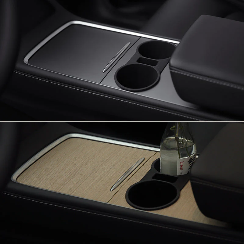 Wood Console Cover for Model 3/Y - Image 3
