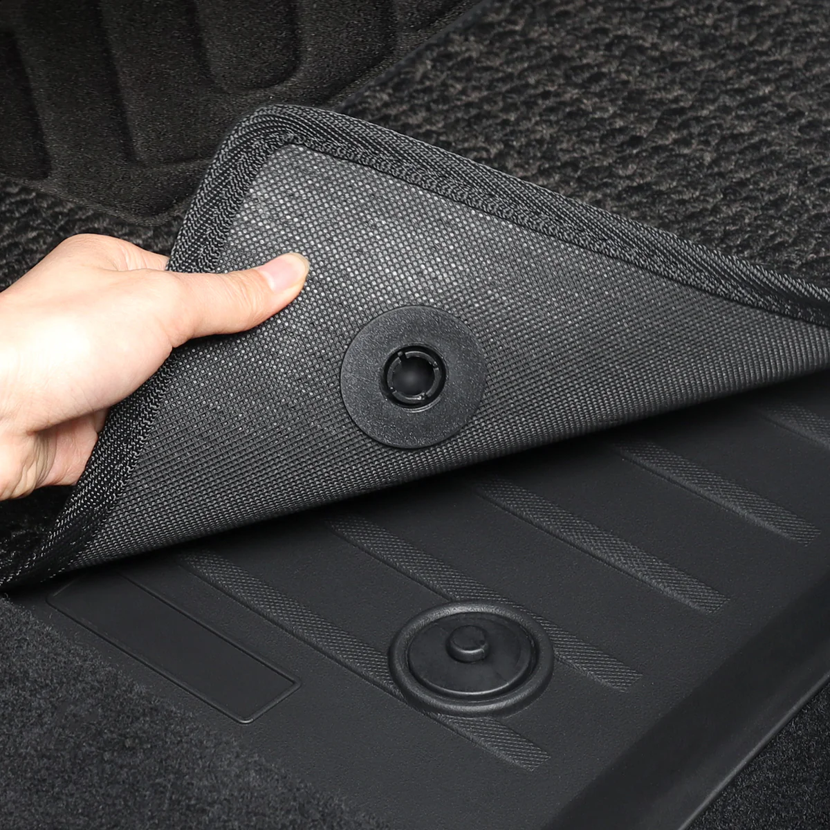 Dual-Layer Eco-Friendly All-Weather Interior Liners for Model 3 - Image 7